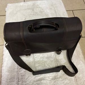 Samsonite -High Street Leather 15.6 laptop -browns